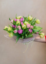 Load image into Gallery viewer, 30 tulbiline segavärviline kimp